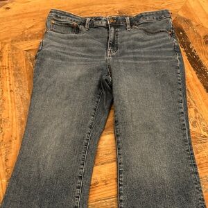 Madewell Straight Leg Jeans in Deep Blue
